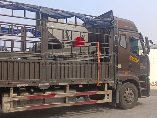 600型易拉罐粉碎机发往山西运城