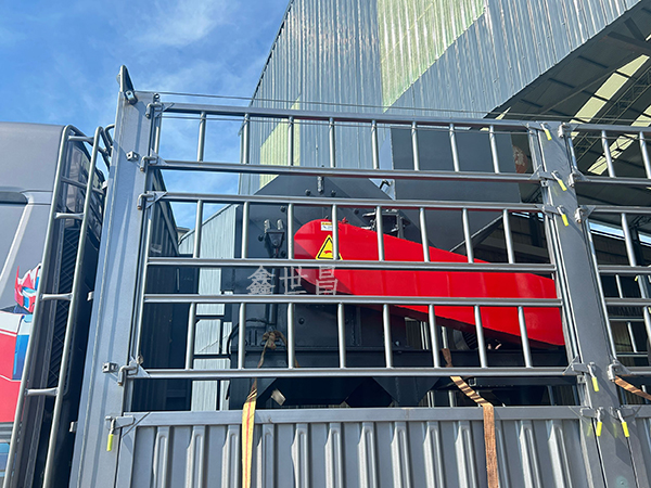 河北邯郸800型金属破碎机发货现场